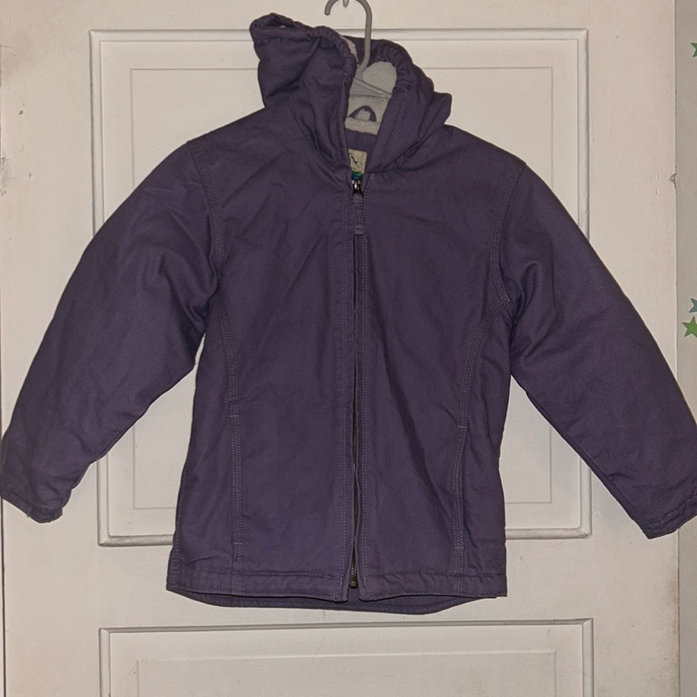 Blue Mountain, Small, Lilac Purple Hooded Coat